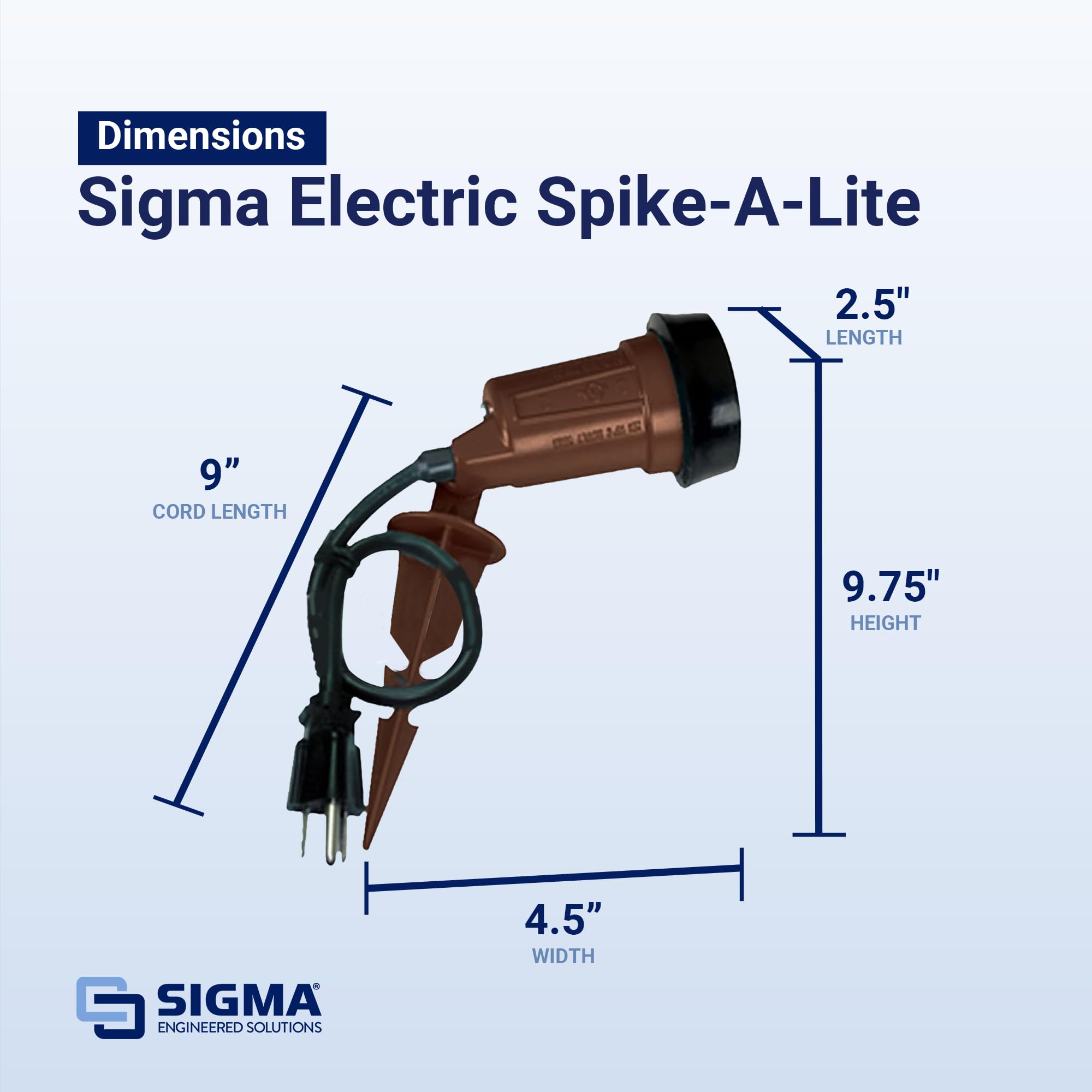 Sigma Electric, 1, Bronze 14792Gn Spike-A-Lite